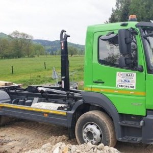 foto wenig km 16t MB abrollikpper Atego Mercedes 1530