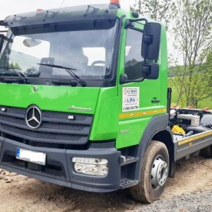 foto wenig km 16t MB abrollikpper Atego Mercedes 1530