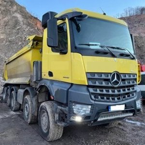 foto 10x6/8x6 dumper 20m3 48/32t MB Arocs 4448 Mercedes kipper spezial