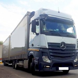 foto 44t/15.6m low jumbo MB 6x2+ Panav 18t tandem Mercedes Actros 2542