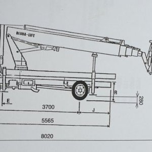 foto 19/10m arbeitsbühne 4.6t MB elektro+benzin Mercedes+DenkaLift